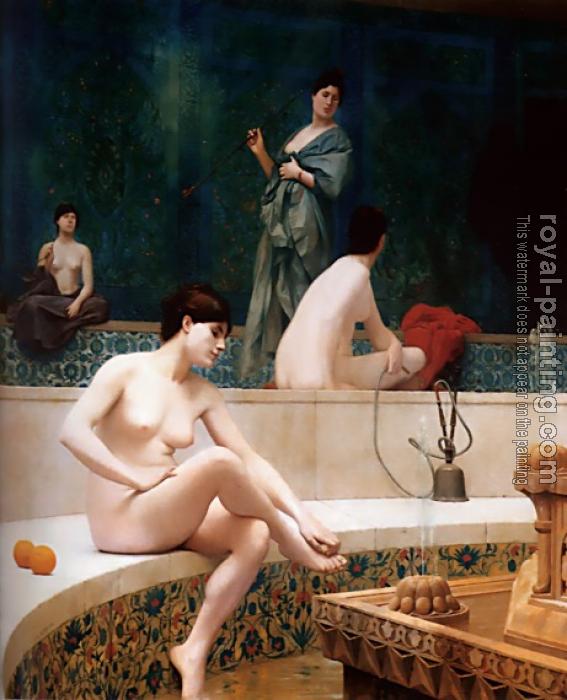 Jean-Leon Gerome : The Harem Bath Jean-Leon Gerome : The Harem Bath